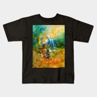 Reaching out to the spirit guide Kids T-Shirt